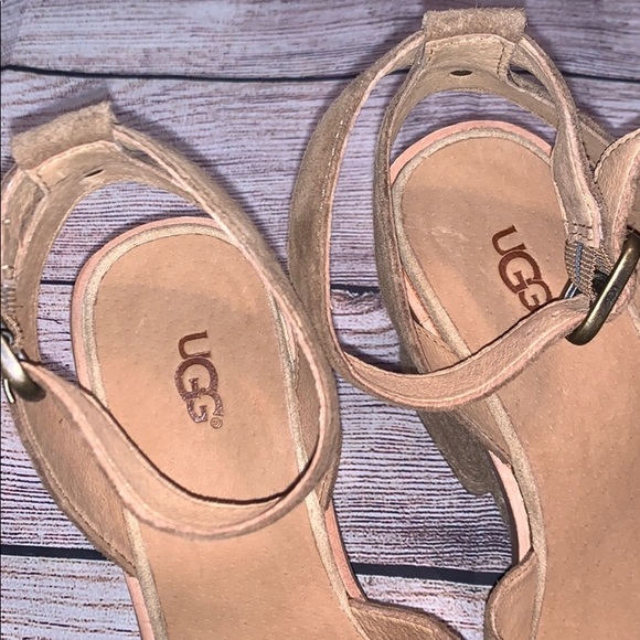 UGG Suede Platform Sandals - Picture 2 of 6